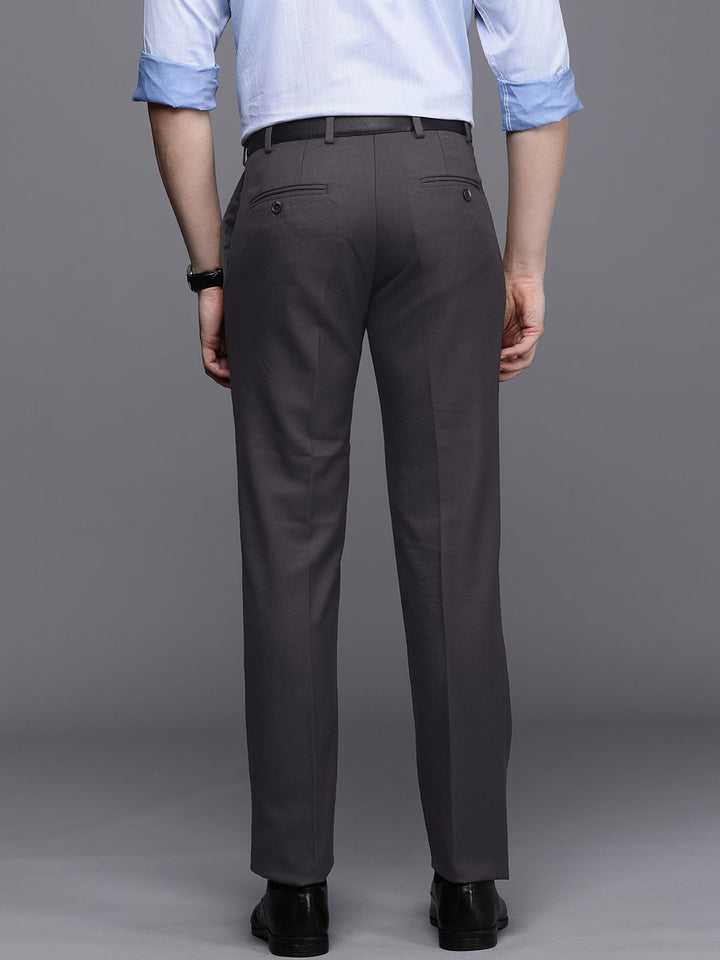 Raymond Solid Slim Fit Trousers