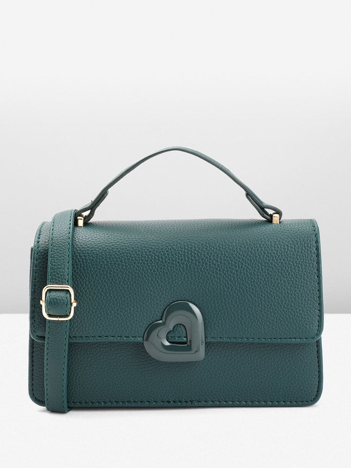 DressBerry Solid Structured Satchel