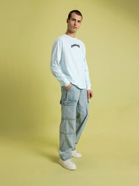 Bewakoof Men Typography Printed Round Neck Pure Cotton Oversized T-shirt
