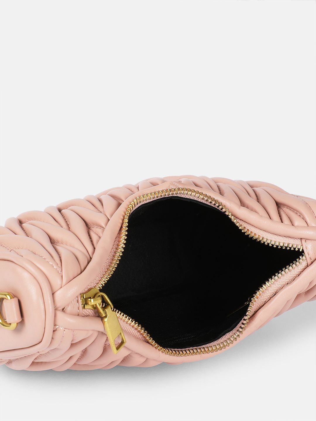 DressBerry Textured Structured Shoulder Bag