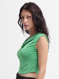 RAREISM Cap Sleeves Styled Back Top