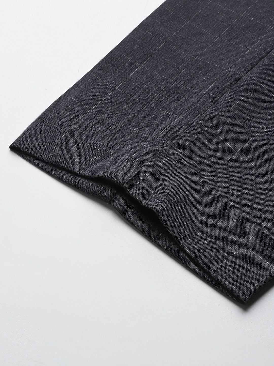 The Indian Garage Co. X Luxe Men Checked Slim Fit Formal Trousers
