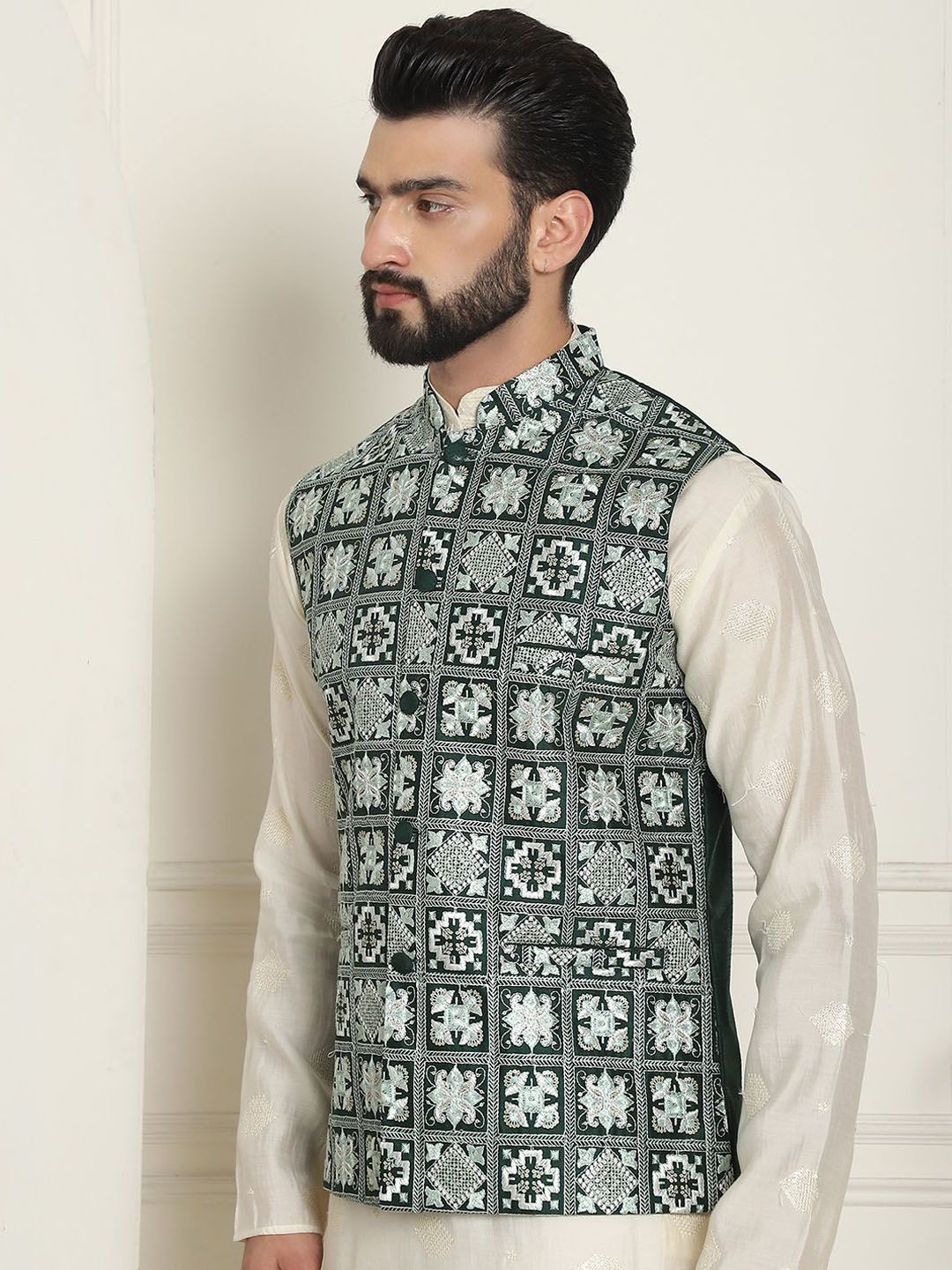 Jaket Nehru Sulam Premium SOJANYA