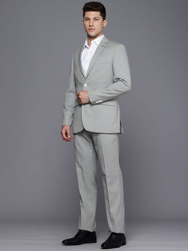 Raymond Self Design Single Breasted 2-Piece Formal Suit