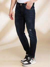 Being Human Men Low Distress Light Fade Jeans