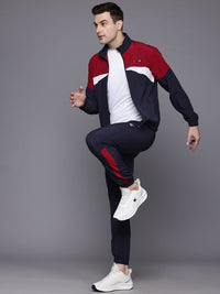 HRX oleh Hrithik Roshan Men Colourblocked Rapid-Dry Running Track Suit