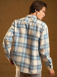DENNISON Drop Shoulder Oversized Checked Shirt