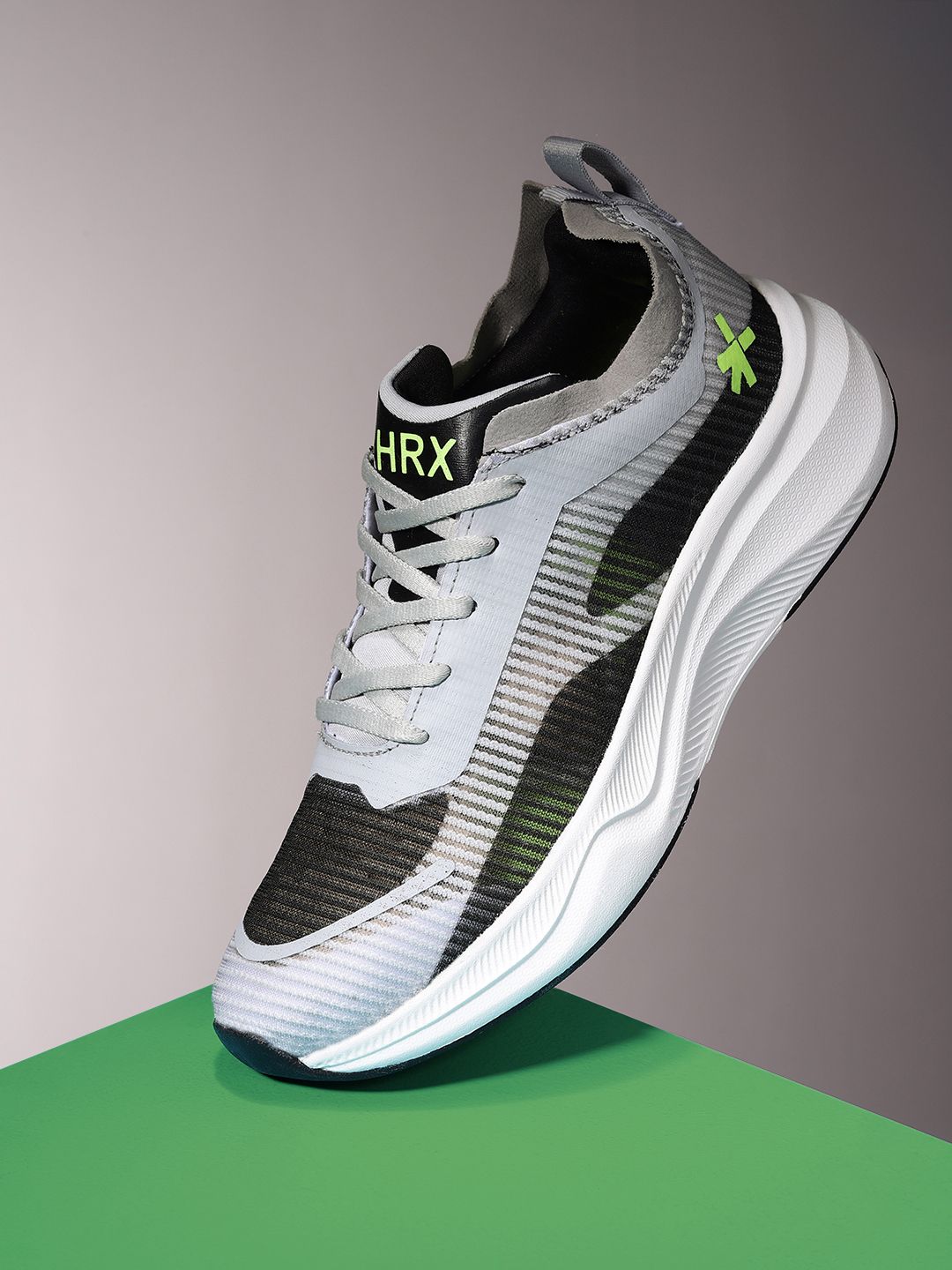 HRX by Hrithik Roshan Men Woven Design Running Shoes
