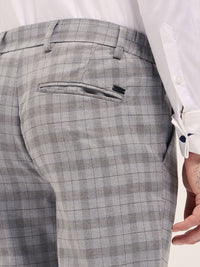 The Bear House Men lelaki yang diperiksa Slim Formal Seluar Formal