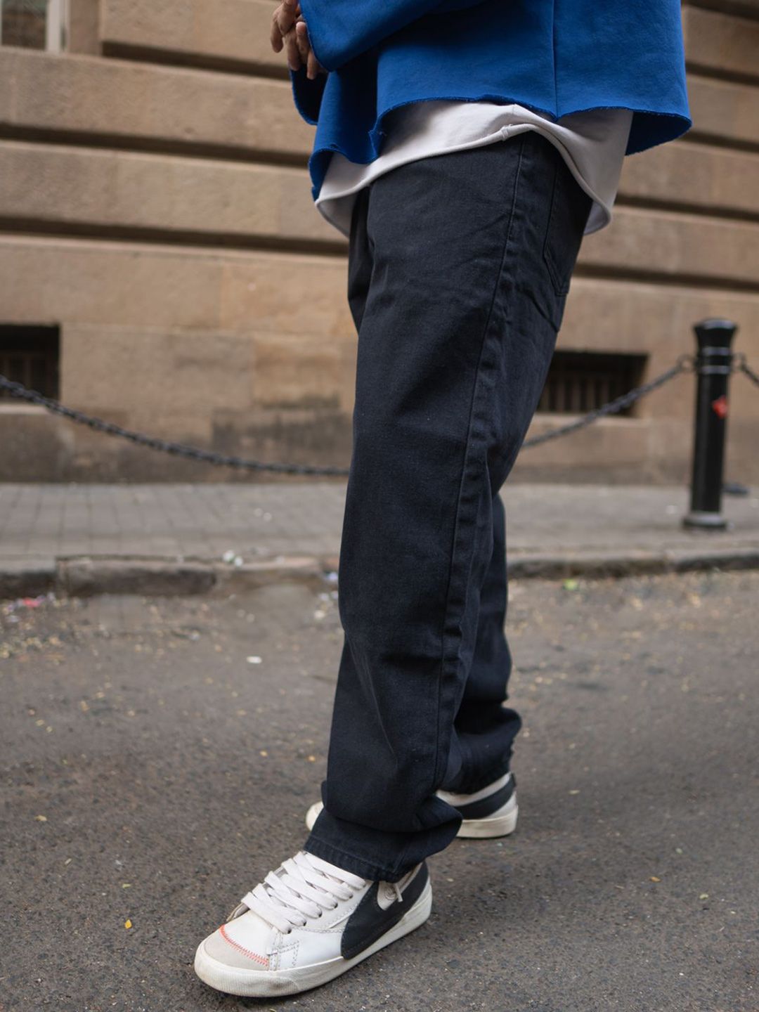 Powerlook Men Comfort Fit Slash Knee Jeans
