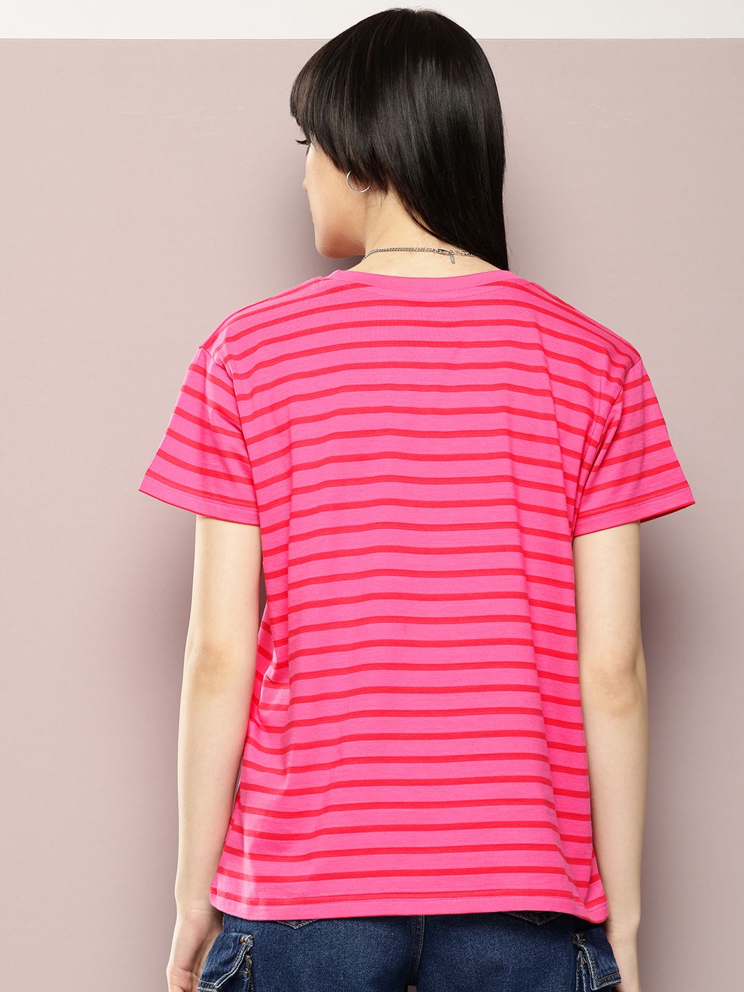 Dillinger Women Yarn Dyed Boxy T Shirt
