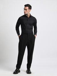 THE BEAR HOUSE Slim Fit Horizontal Stripes Pure Cotton Formal Shirt