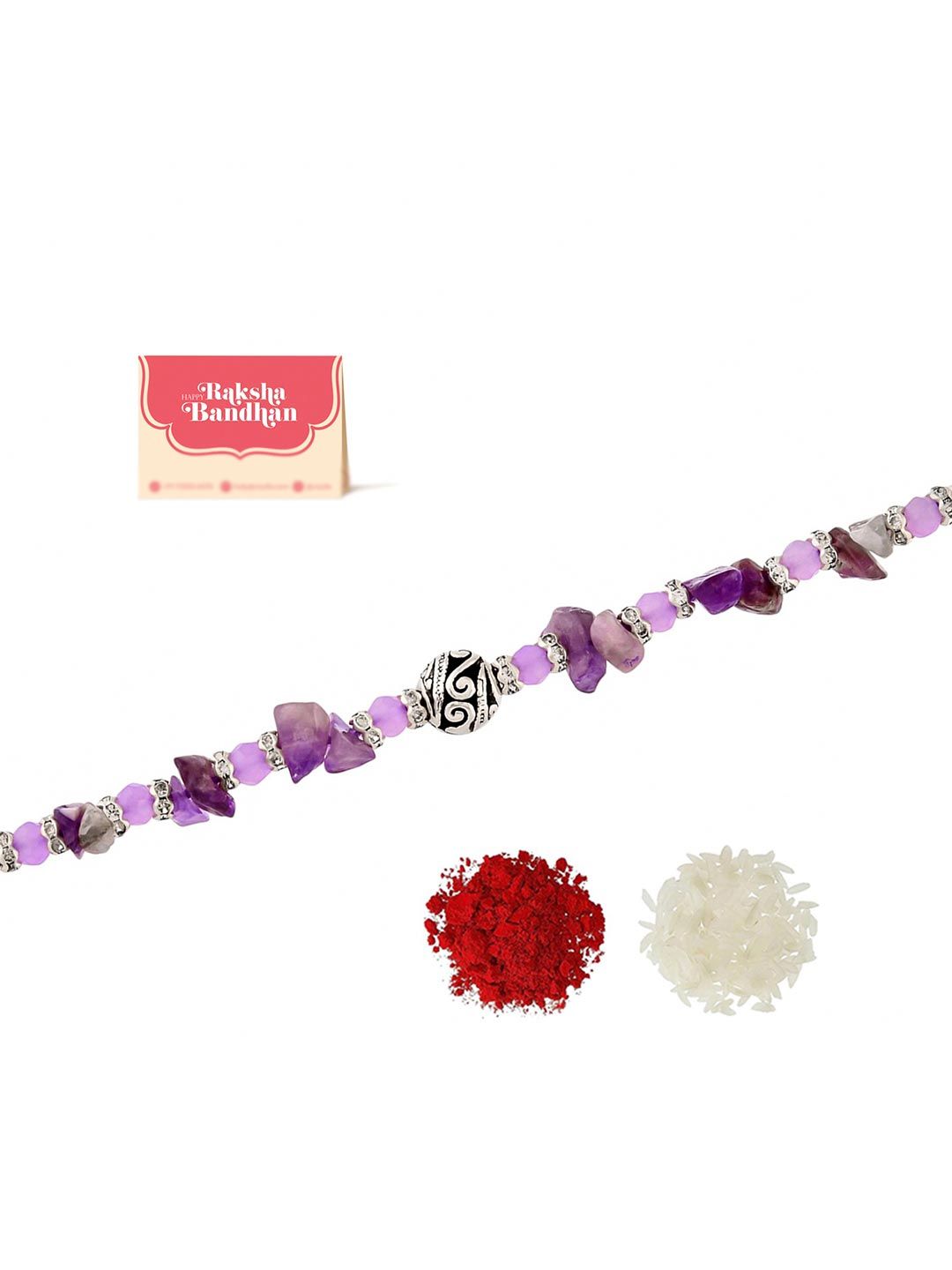 Voylla Beaded Bohemian Motif Thread Rakhi