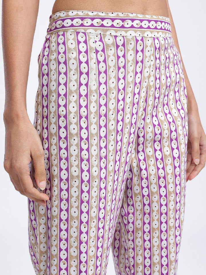 Anouk Women Indie Floral Printed Kurta with Trousers & Dupatta