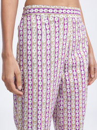 Anouk Women Indie Floral Printed Kurta with Trousers & Dupatta