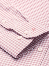 Raymond Slim Fit Self-Checked Pure Cotton Formal Shirt