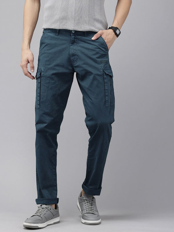 SPYKAR Men Slim Fit Cargos Trousers