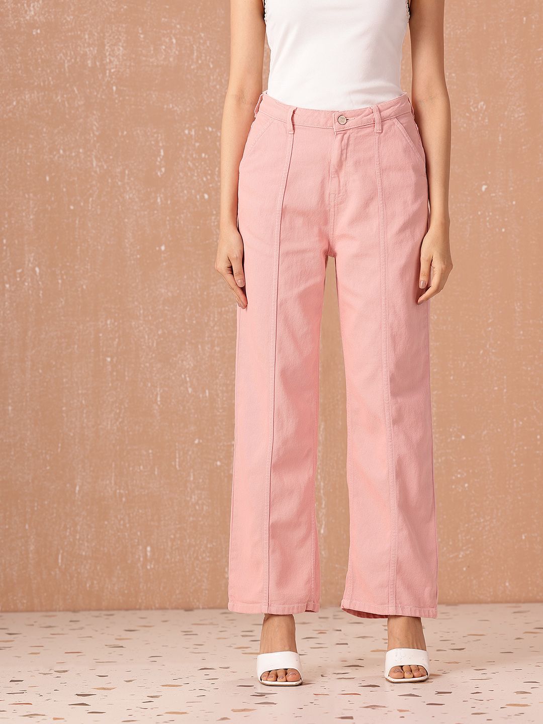 all about you Women Straight Fit High-Rise Stretchable Jeans
