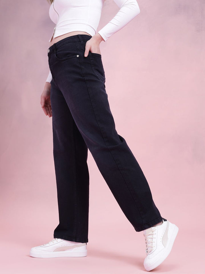 DressBerry Women Light Fade Stretchable Straight Fit Jeans