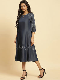 W Ethnic Motifs Embroidered Straight Kurta