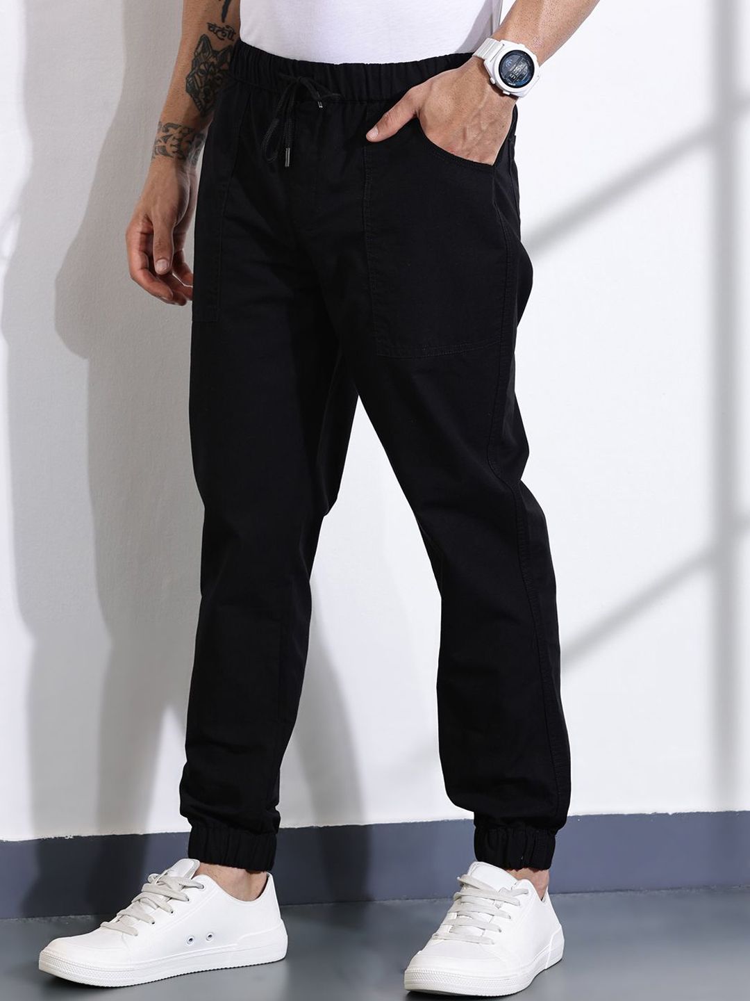 Thomas Scott Men Classic Slim Fit Joggers Trousers