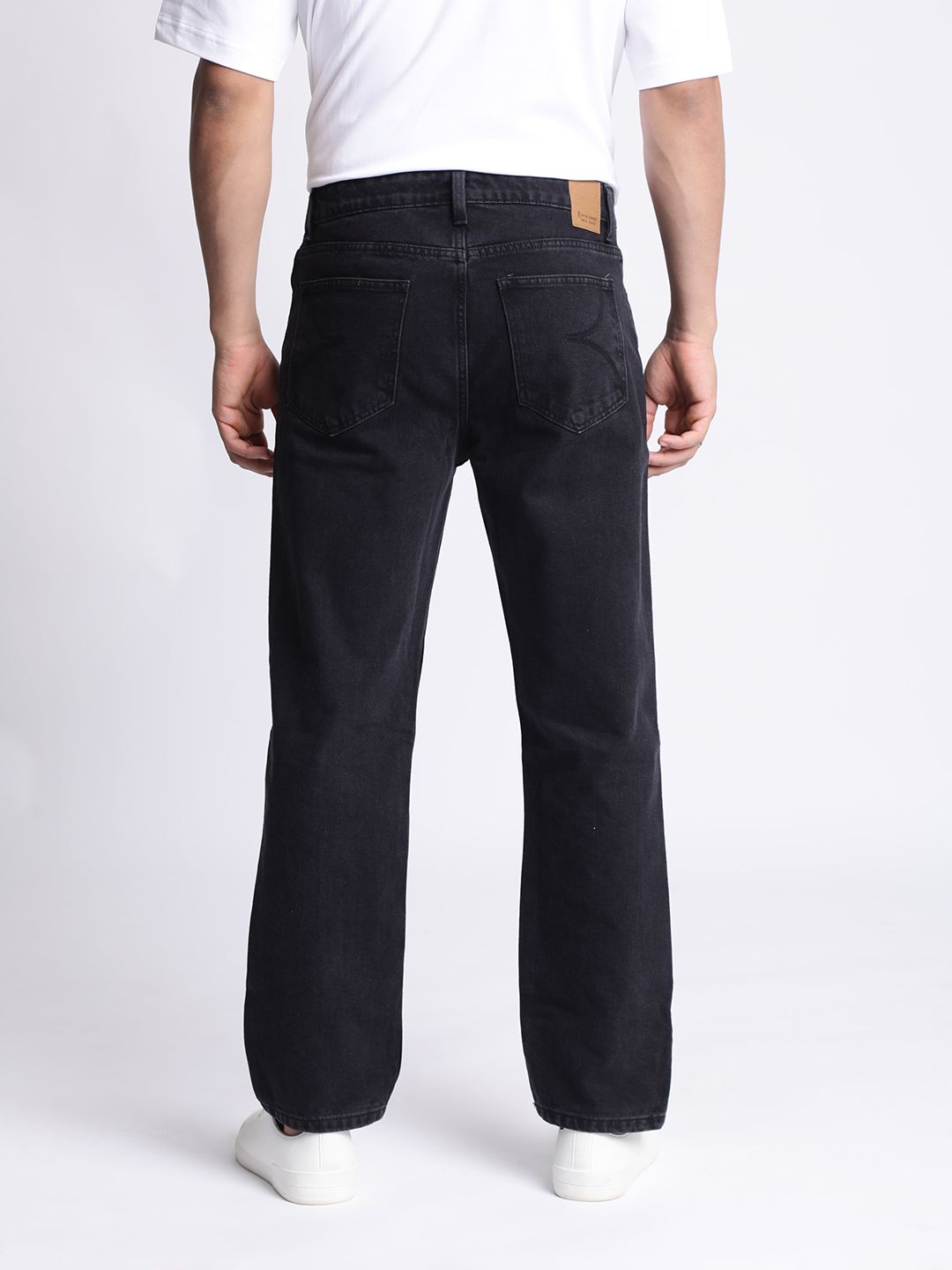 Bene Kleed Pure Cotton Mid-Rise Relaxed Fit Denim Jeans