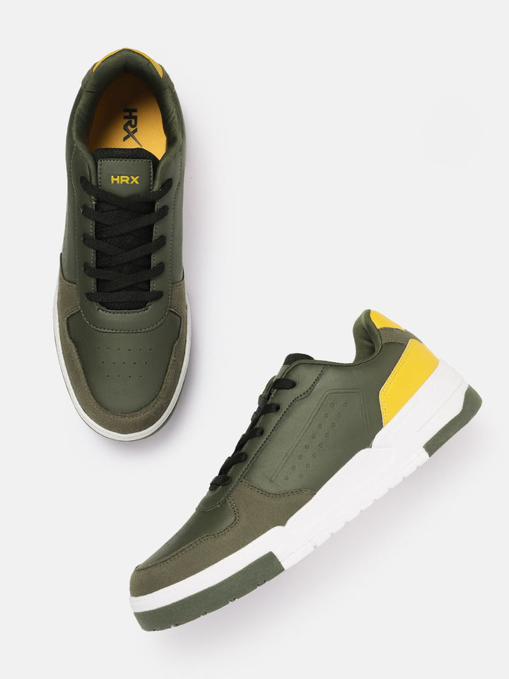 HRX by Hrithik Roshan Men Round Toe Colourblocked Sneakers