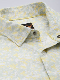 Park Avenue Pure Cotton Slim Fit Abstract Printed Casual Shirt