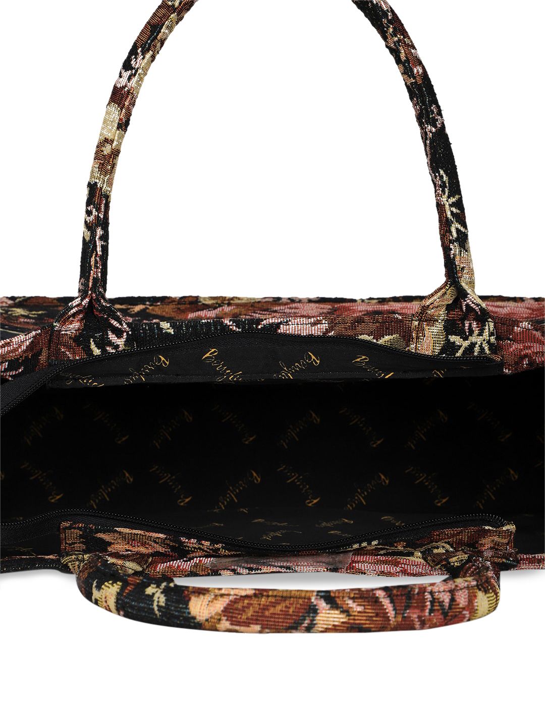 Berrylush Printed Structured Tote Bag