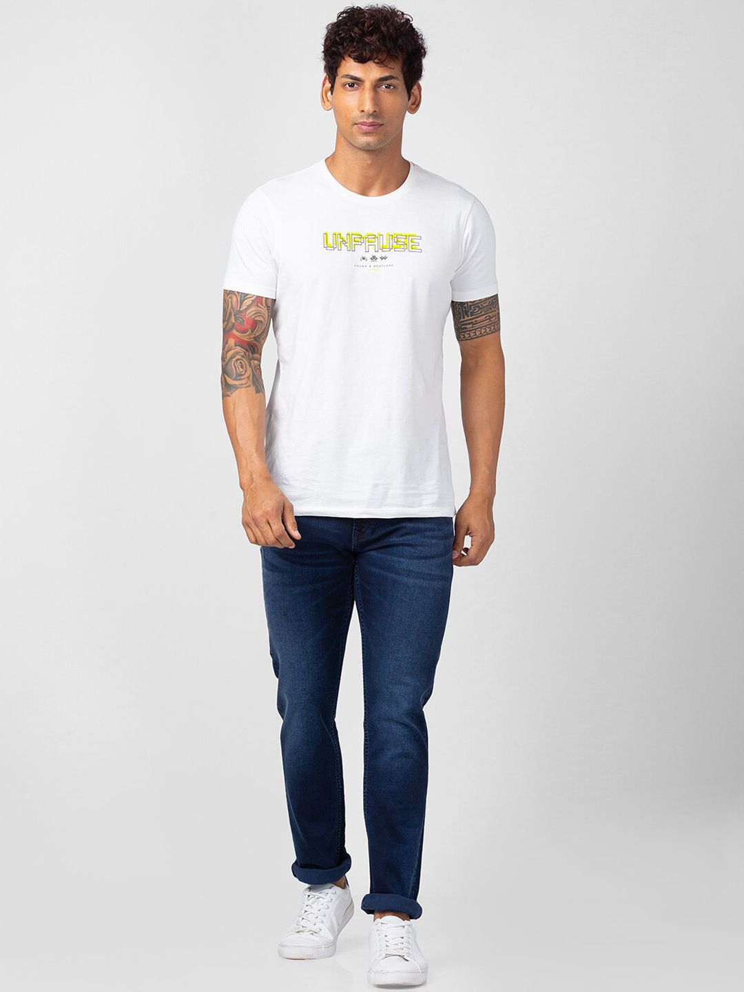 SPYKAR Men Light Fade Jeans