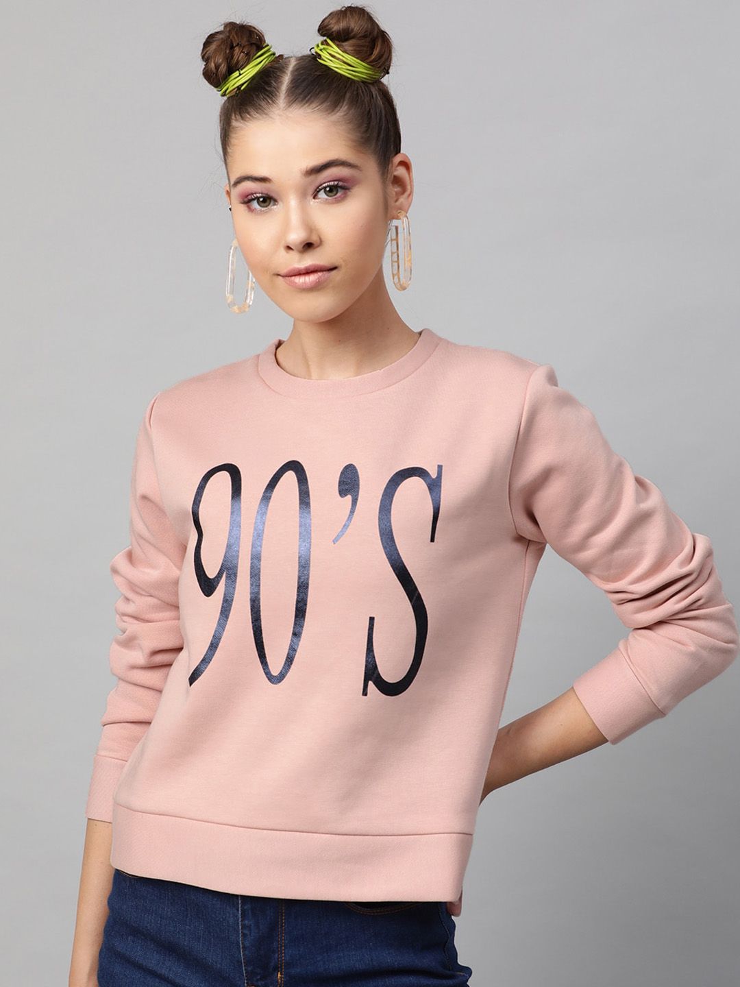 STREET 9 Women Printed Sweatshirt