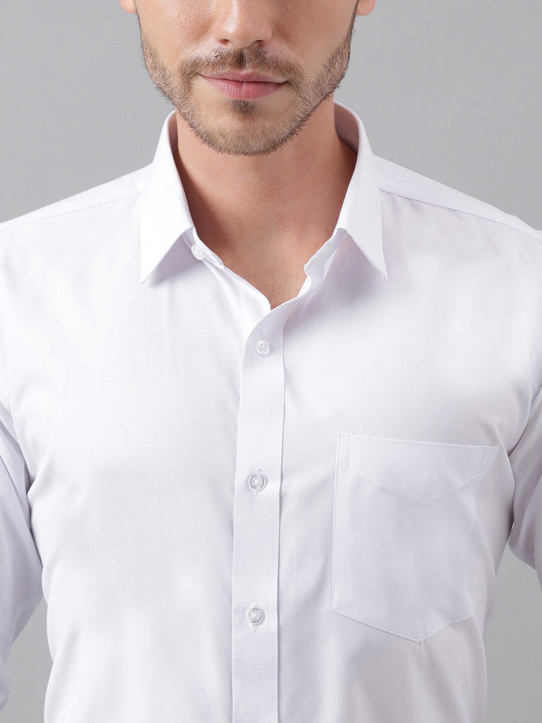Hancock Standard Slim Fit Wrinkle Resistant Collar Formal Shirt