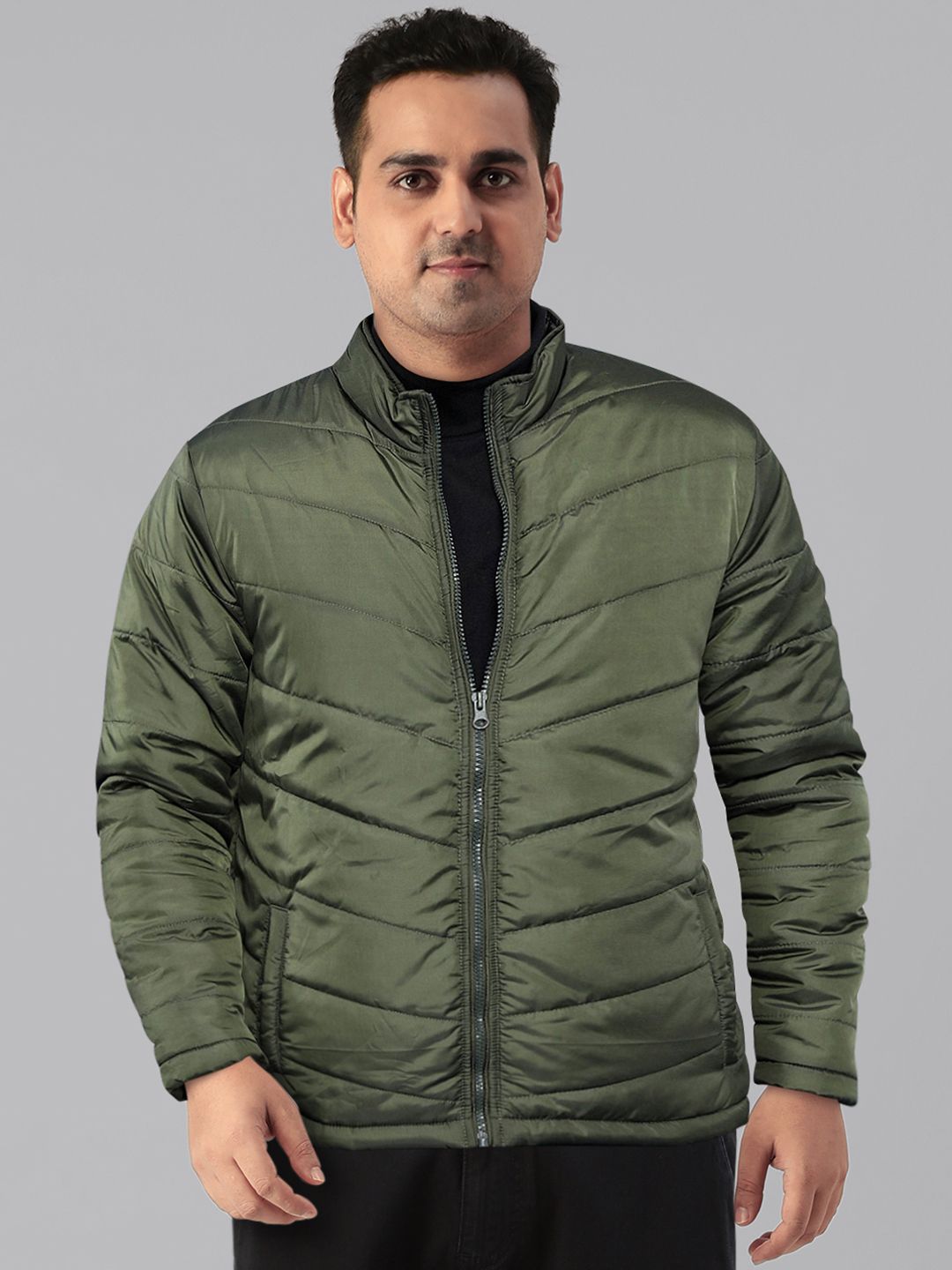 HIGHLANDER Stand Collar Padded Jacket