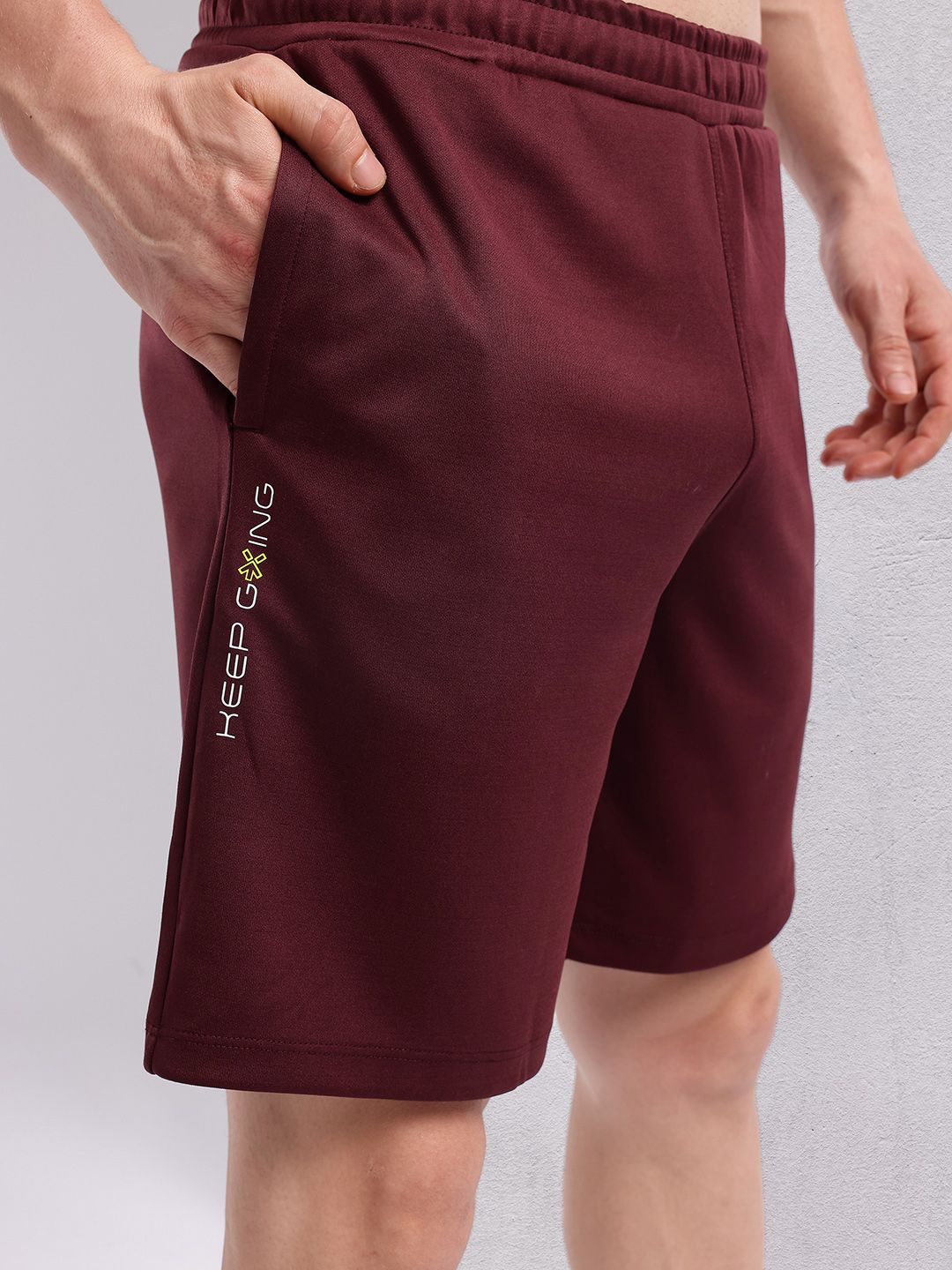 HRX by Hrithik Roshan Men Typography Printed Mid-Rise Rapid-Dry Training Shorts