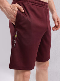 HRX by Hrithik Roshan Men Typography Printed Mid-Rise Rapid-Dry Training Shorts