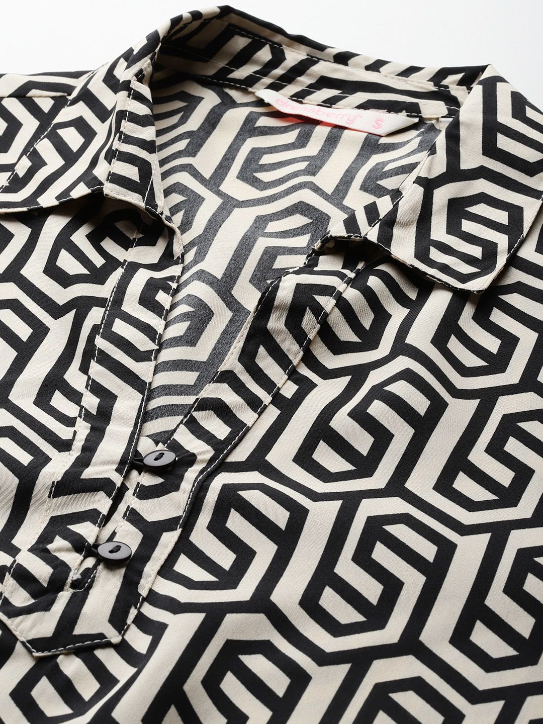 DressBerry Geometric Printed Co-Ords