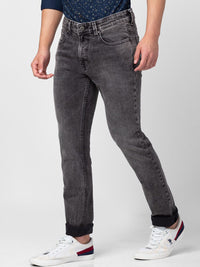 SPYKAR Men Slim Fit Low-Rise Heavy Fade Stretchable Cotton Jeans