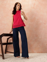all about you Dobby Textured Sleeveless Top