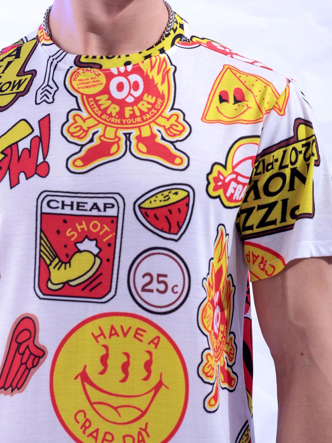 The Indian Garage Co Conversational Printed Slim Fit T-shirt