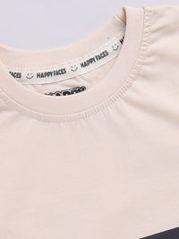 Happy Faces Boys Graphic Printed Pure Cotton T-shirt