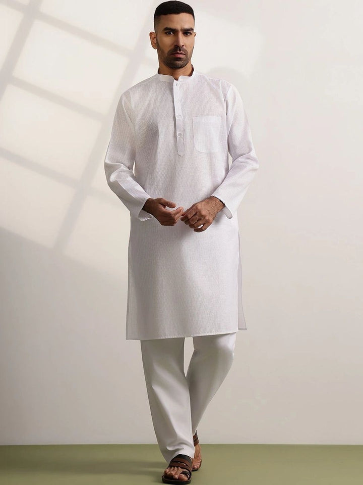 Anouk Men Regular Pure Cotton Kurta with Pyjamas