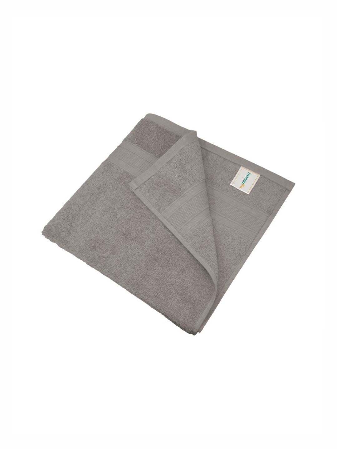 MYTRIDENT Charcoal 2 Pieces Cotton 500 GSM Bath Towel