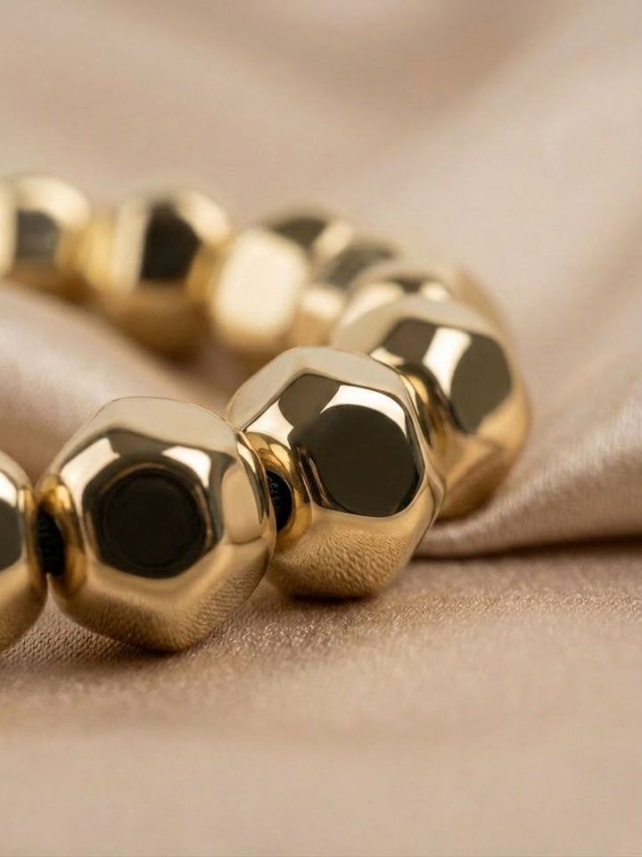 PANASH Gold-Plated Elasticated Bracelet