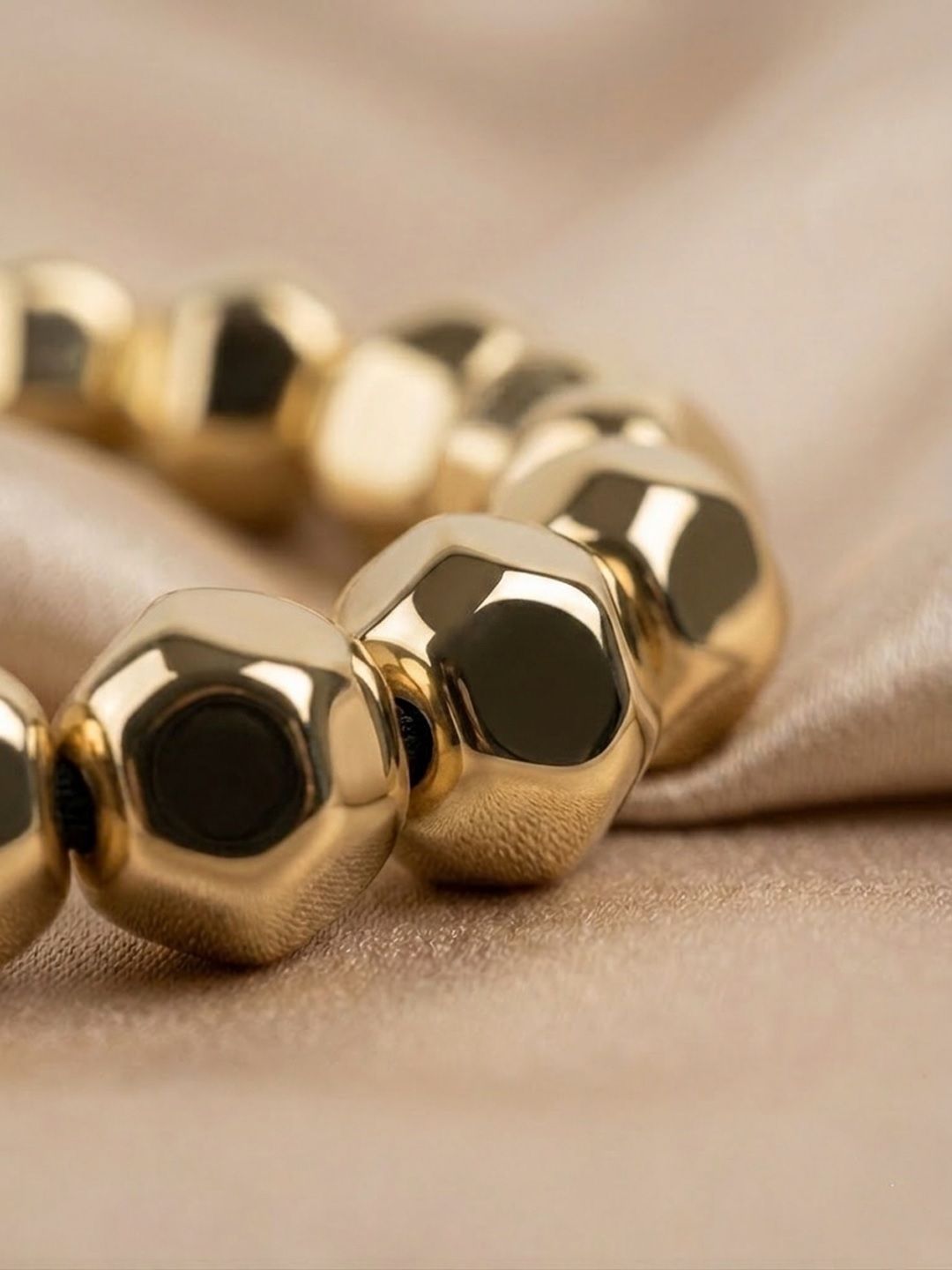 PANASH Gold-Plated Elasticated Bracelet