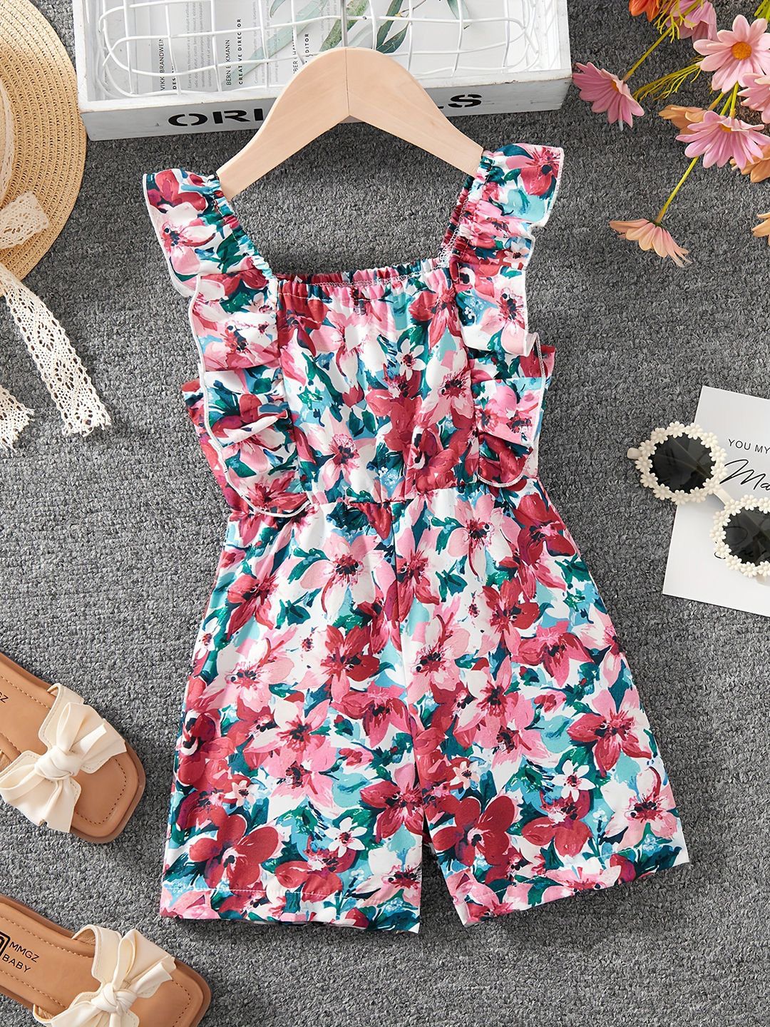 YK Floral Print Sheath Dress