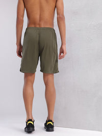 HRX by Hrithik Roshan Men Brand Logo Print Detail Regular Fit Rapid-Dry Training Shorts