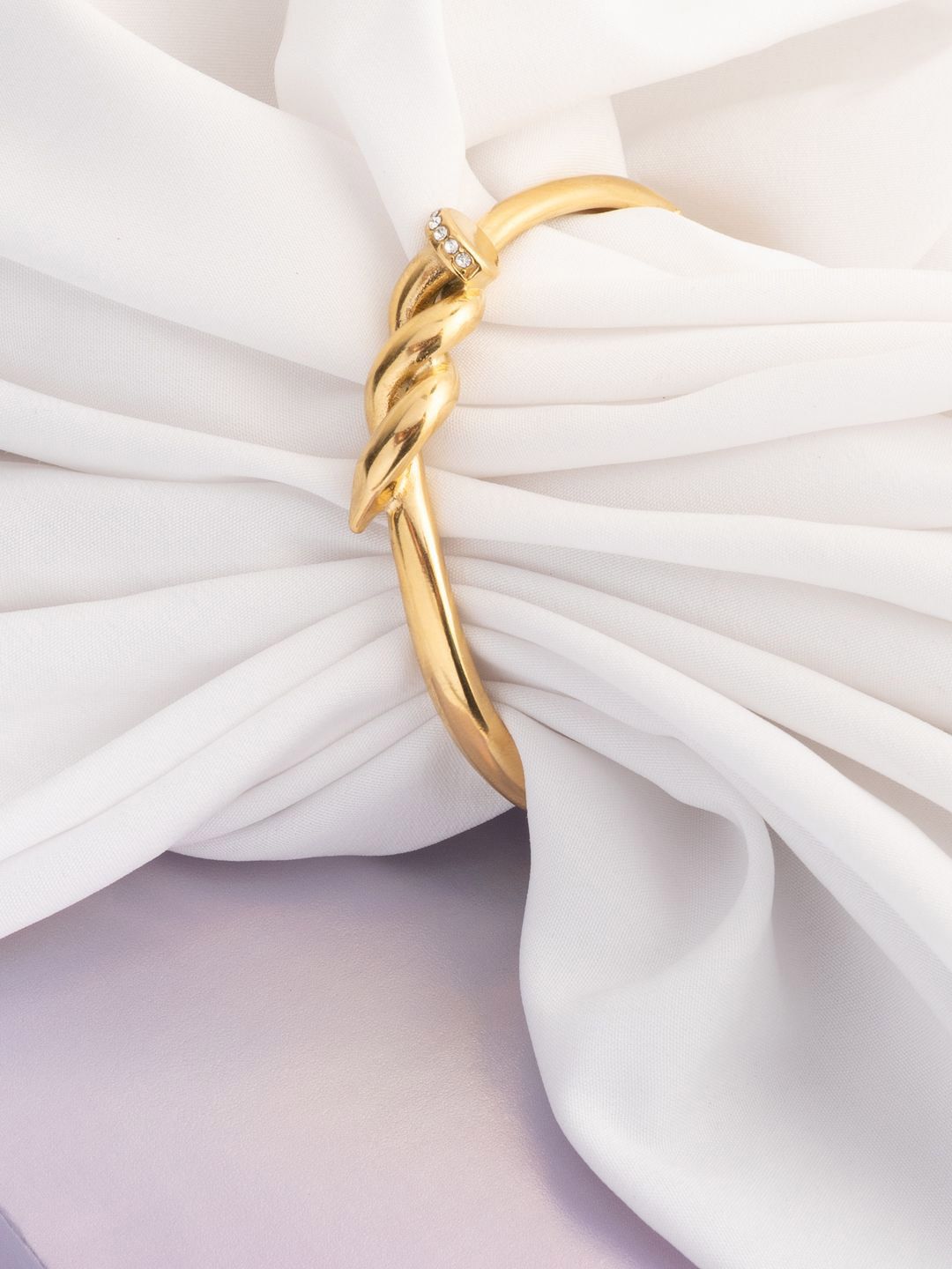 VOGUE PANASH Women Brass Gold-Plated Bangle-Style Bracelet