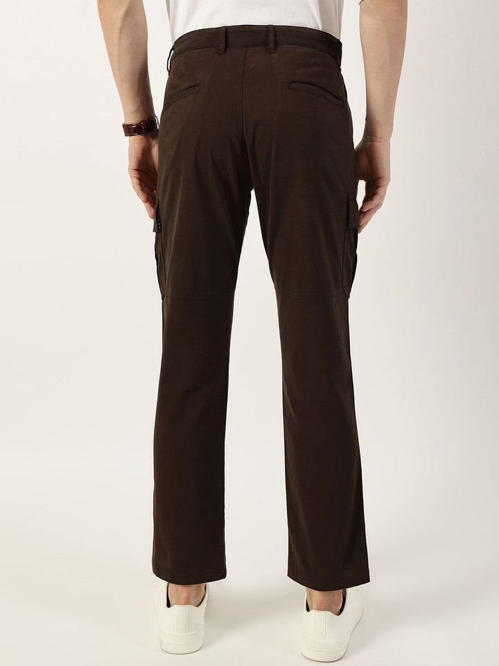 Thomas Scott Men Smart Easy Wash Cargos Trousers