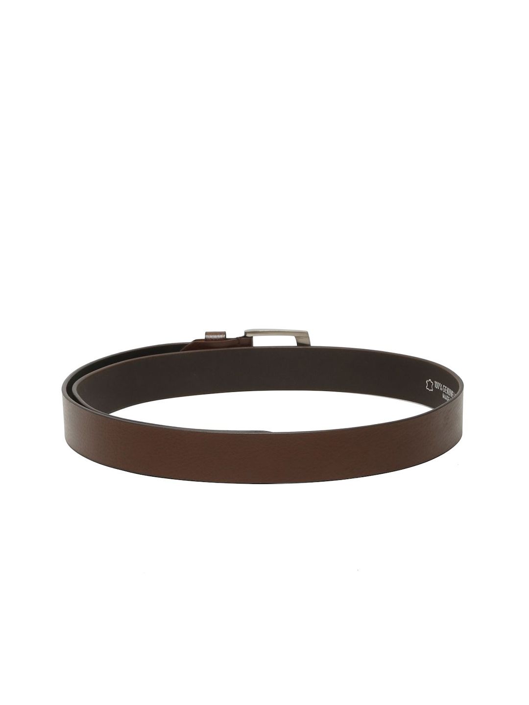 Teakwood Leathers Men Textured Leather Belt