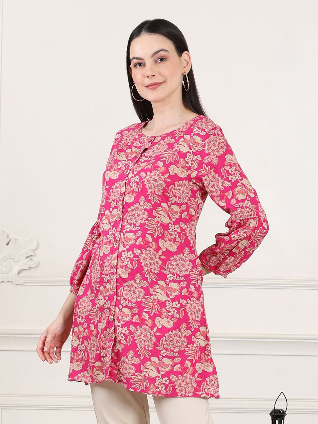 W Printed Tunic